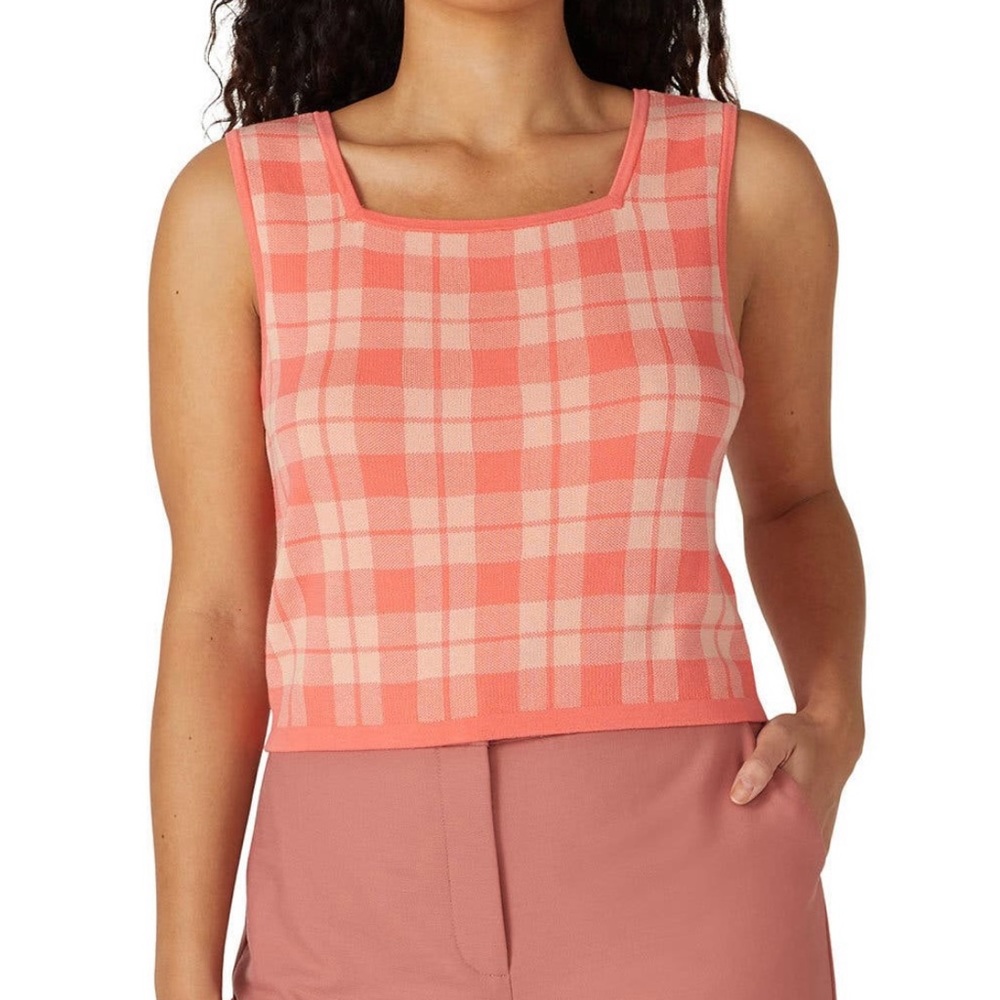Kate spade Lychee plaid top